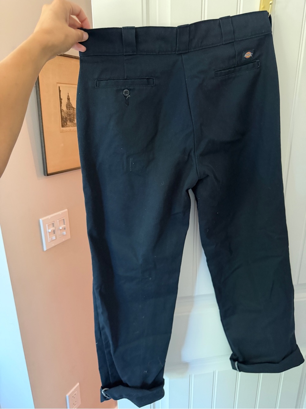 Dickies Navy Straight Leg Chinos